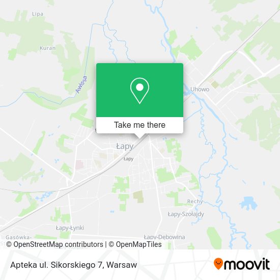 Apteka ul. Sikorskiego 7 map