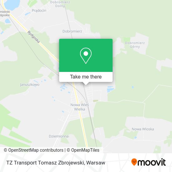 TZ Transport Tomasz Zbrojewski map