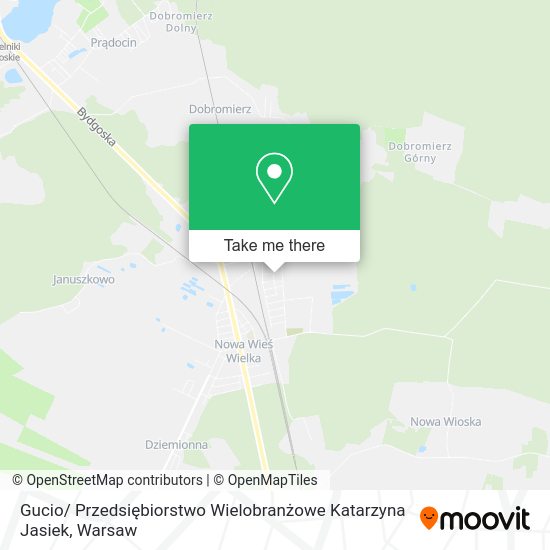 Gucio/ Przedsiębiorstwo Wielobranżowe Katarzyna Jasiek map