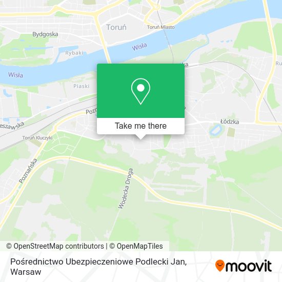 Pośrednictwo Ubezpieczeniowe Podlecki Jan map