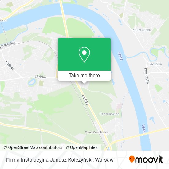 Firma Instalacyjna Janusz Kolczyński map