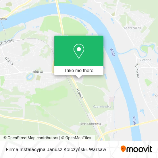 Карта Firma Instalacyjna Janusz Kolczyński