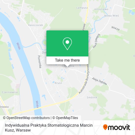 Indywidualna Praktyka Stomatologiczna Marcin Kusz map