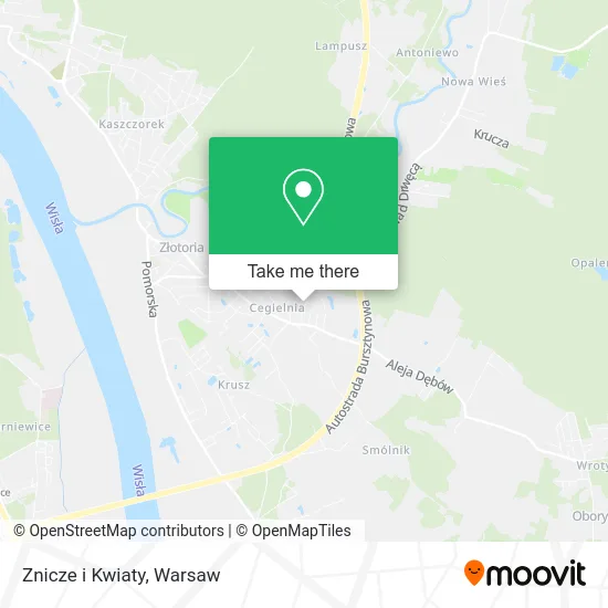 Znicze i Kwiaty map