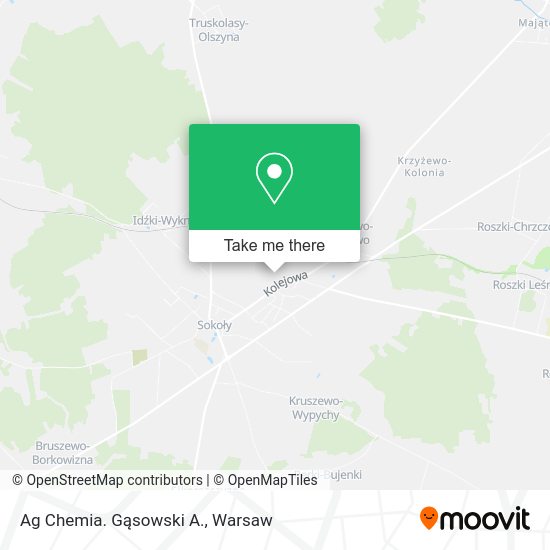 Ag Chemia. Gąsowski A. map