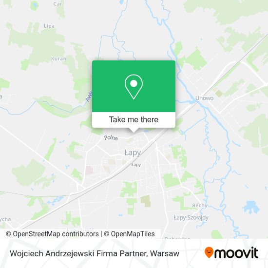 Wojciech Andrzejewski Firma Partner map