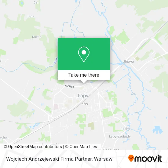 Карта Wojciech Andrzejewski Firma Partner