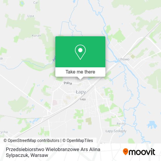 Przedsiebiorstwo Wielobranzowe Ars Alina Sylpaczuk map