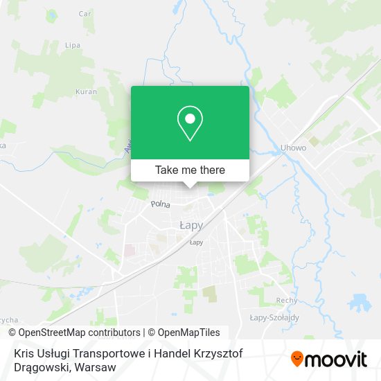 Kris Usługi Transportowe i Handel Krzysztof Drągowski map