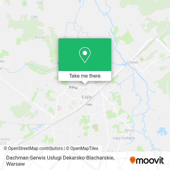 Dachman-Serwis Usługi Dekarsko-Blacharskie map