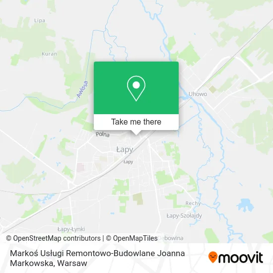 Карта Markoś Usługi Remontowo-Budowlane Joanna Markowska