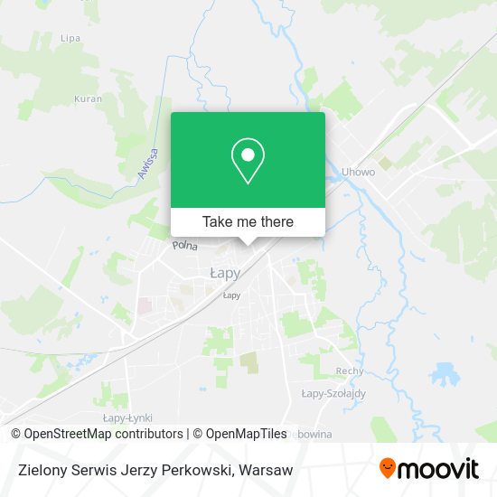 Zielony Serwis Jerzy Perkowski map