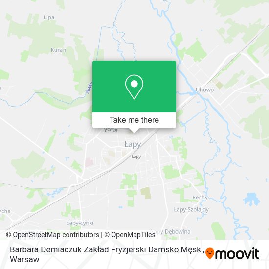 Barbara Demiaczuk Zakład Fryzjerski Damsko Męski map