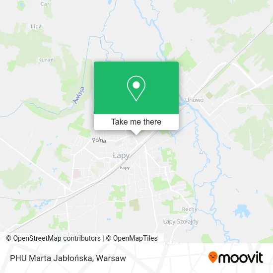 Карта PHU Marta Jabłońska