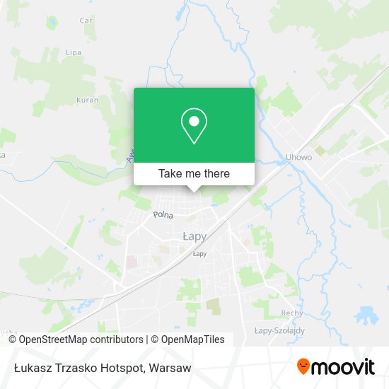 Łukasz Trzasko Hotspot map