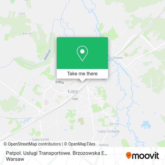 Patpol. Usługi Transportowe. Brzozowska E. map