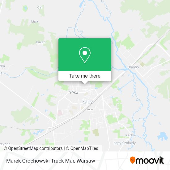 Marek Grochowski Truck Mar map