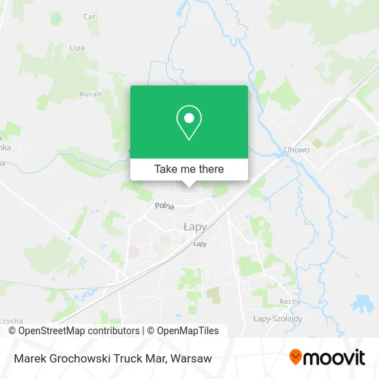 Marek Grochowski Truck Mar map