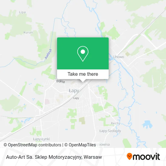 Карта Auto-Art Sa. Sklep Motoryzacyjny