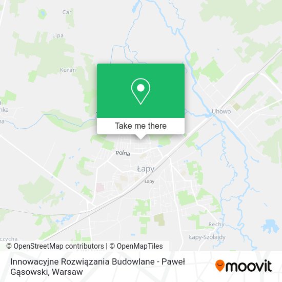 Innowacyjne Rozwiązania Budowlane - Paweł Gąsowski map