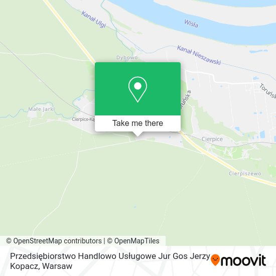 Przedsiębiorstwo Handlowo Usługowe Jur Gos Jerzy Kopacz map