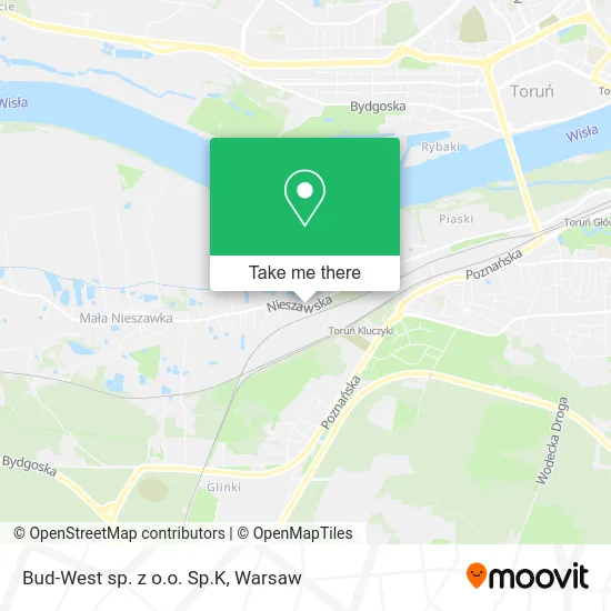 Карта Bud-West sp. z o.o. Sp.K