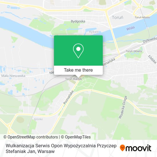 Wulkanizacja Serwis Opon Wypożyczalnia Przyczep Stefaniak Jan map