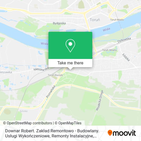 Downar Robert. Zakład Remontowo - Budowlany. Usługi Wykończeniowe, Remonty Instalacyjne map