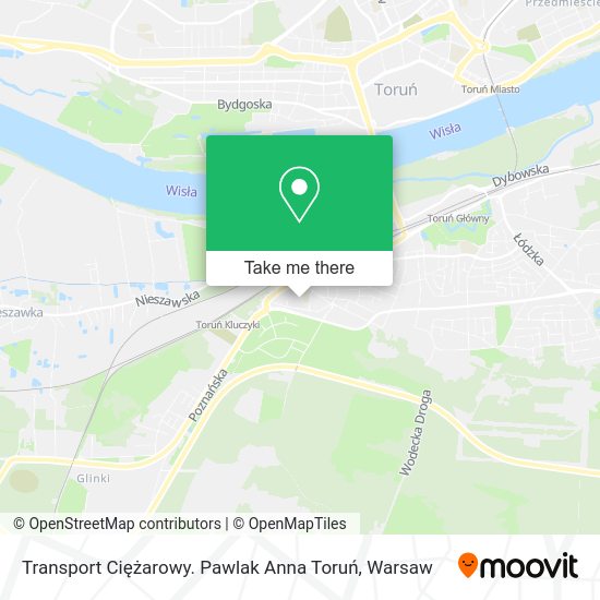 Transport Ciężarowy. Pawlak Anna Toruń map