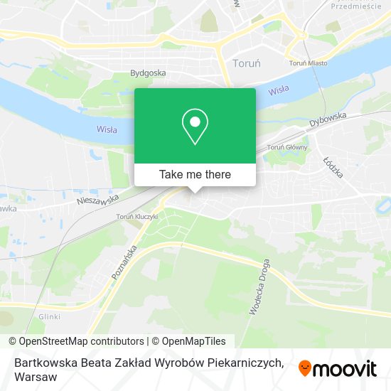 Bartkowska Beata Zakład Wyrobów Piekarniczych map