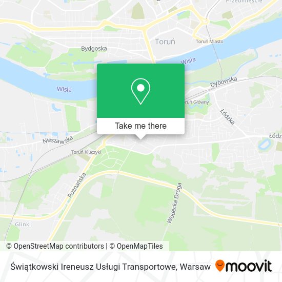 Świątkowski Ireneusz Usługi Transportowe map