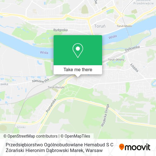 Przedsiębiorstwo Ogólnobudowlane Hemabud S C Żórański Hieronim Dąbrowski Marek map