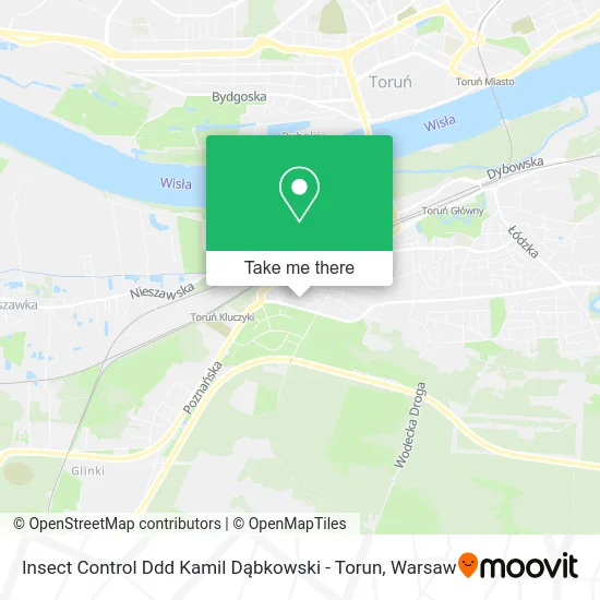 Карта Insect Control Ddd Kamil Dąbkowski - Torun