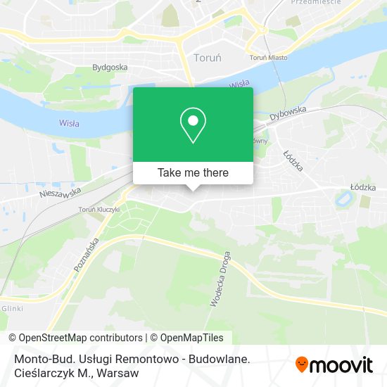 Monto-Bud. Usługi Remontowo - Budowlane. Cieślarczyk M. map