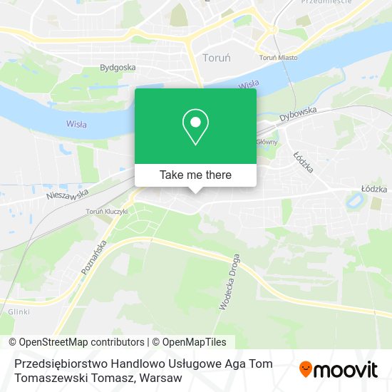 Przedsiębiorstwo Handlowo Usługowe Aga Tom Tomaszewski Tomasz map