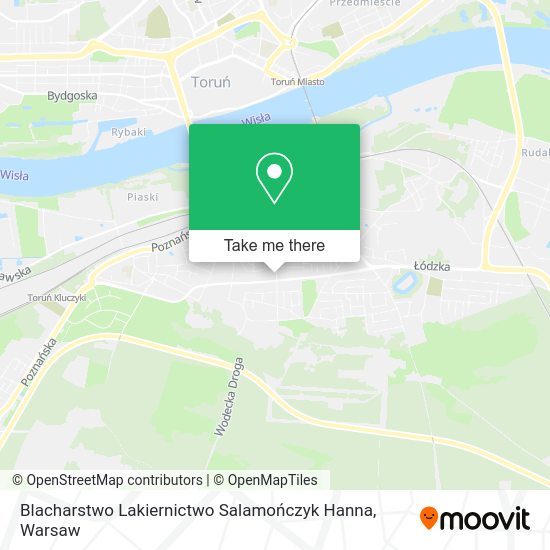 Blacharstwo Lakiernictwo Salamończyk Hanna map