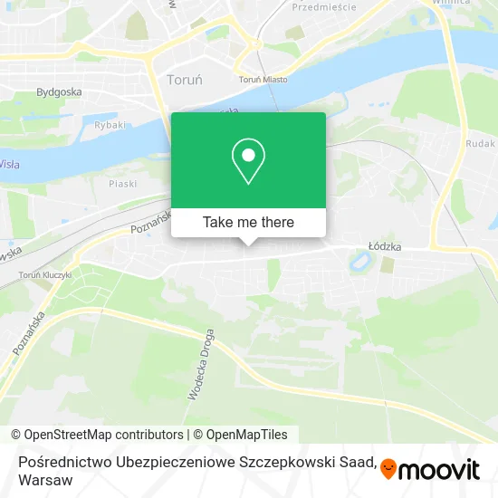 Карта Pośrednictwo Ubezpieczeniowe Szczepkowski Saad