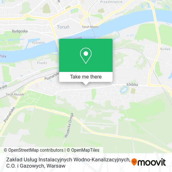 Zakład Usług Instalacyjnych Wodno-Kanalizacyjnych, C.O. i Gazowych map