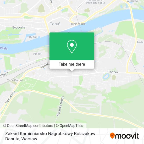 Zakład Kamieniarsko Nagrobkowy Bolszakow Danuta map