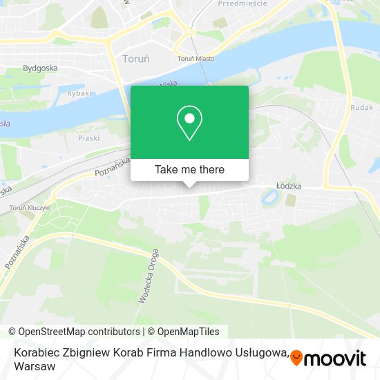 Korabiec Zbigniew Korab Firma Handlowo Usługowa map