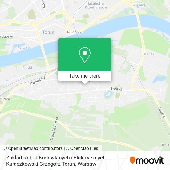 Zakład Robót Budowlanych i Elektrycznych. Kułaczkowski Grzegorz Toruń map