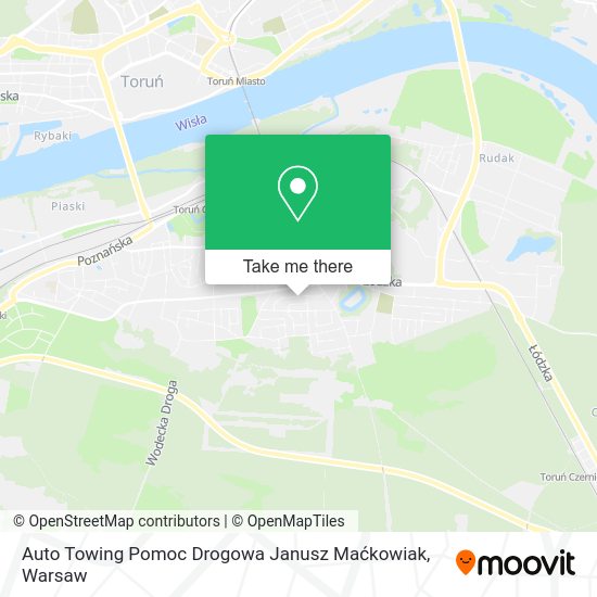 Auto Towing Pomoc Drogowa Janusz Maćkowiak map