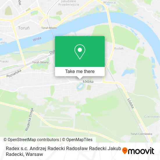 Карта Radex s.c. Andrzej Radecki Radosław Radecki Jakub Radecki