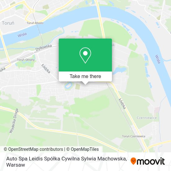 Карта Auto Spa Leidis Spółka Cywilna Sylwia Machowska