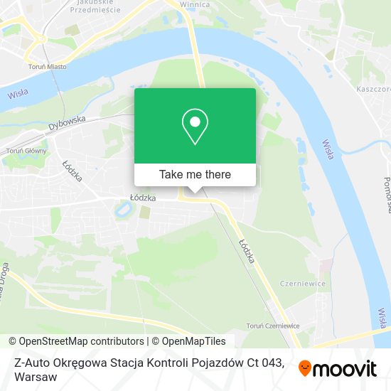 Z-Auto Okręgowa Stacja Kontroli Pojazdów Ct 043 map