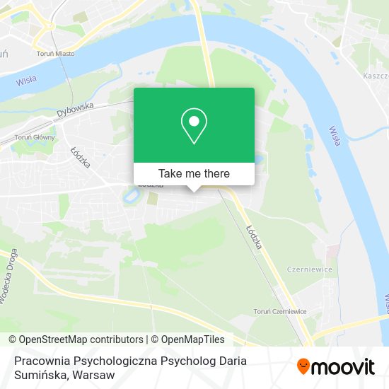 Карта Pracownia Psychologiczna Psycholog Daria Sumińska