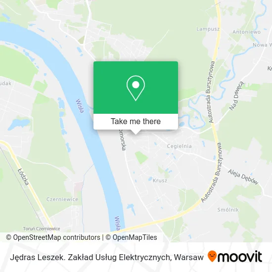 Карта Jędras Leszek. Zakład Usług Elektrycznych