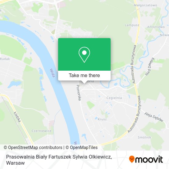 Prasowalnia Biały Fartuszek Sylwia Olkiewicz map