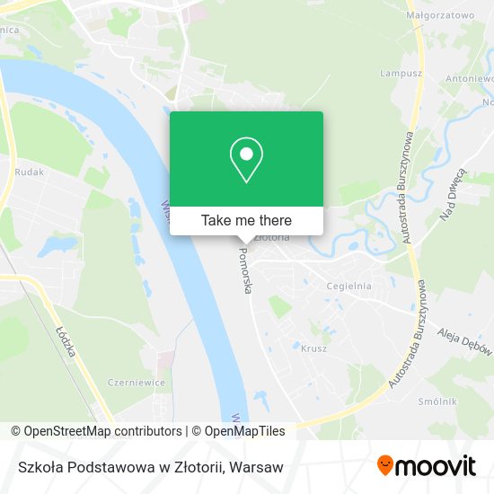 Szkoła Podstawowa w Złotorii map