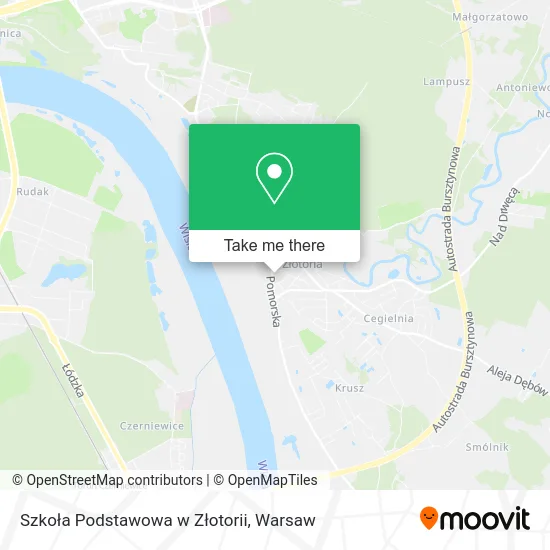 Карта Szkoła Podstawowa w Złotorii